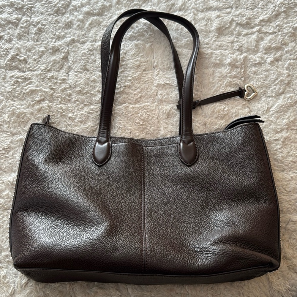 Brighton Wesley Leather tote in Cocoa Tobacco - Picture 2 of 16